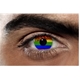 Rainbow Contact Lens